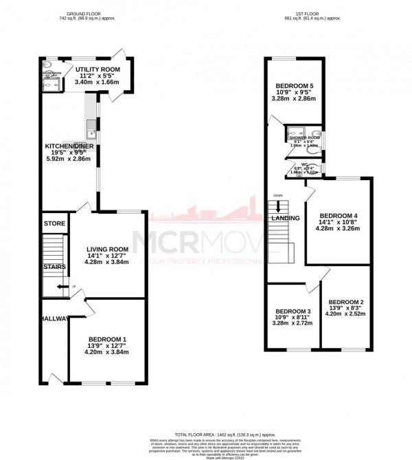 Floorplan for Birchfields Road, Manchester