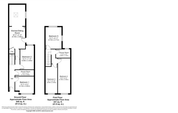 Floorplan for Brailsford Road, Fallowfield, Manchester