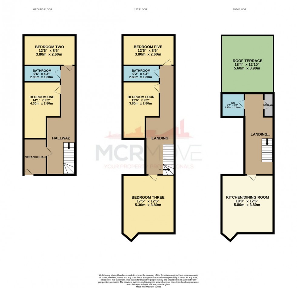 Floorplan for Wellington Road, Manchester